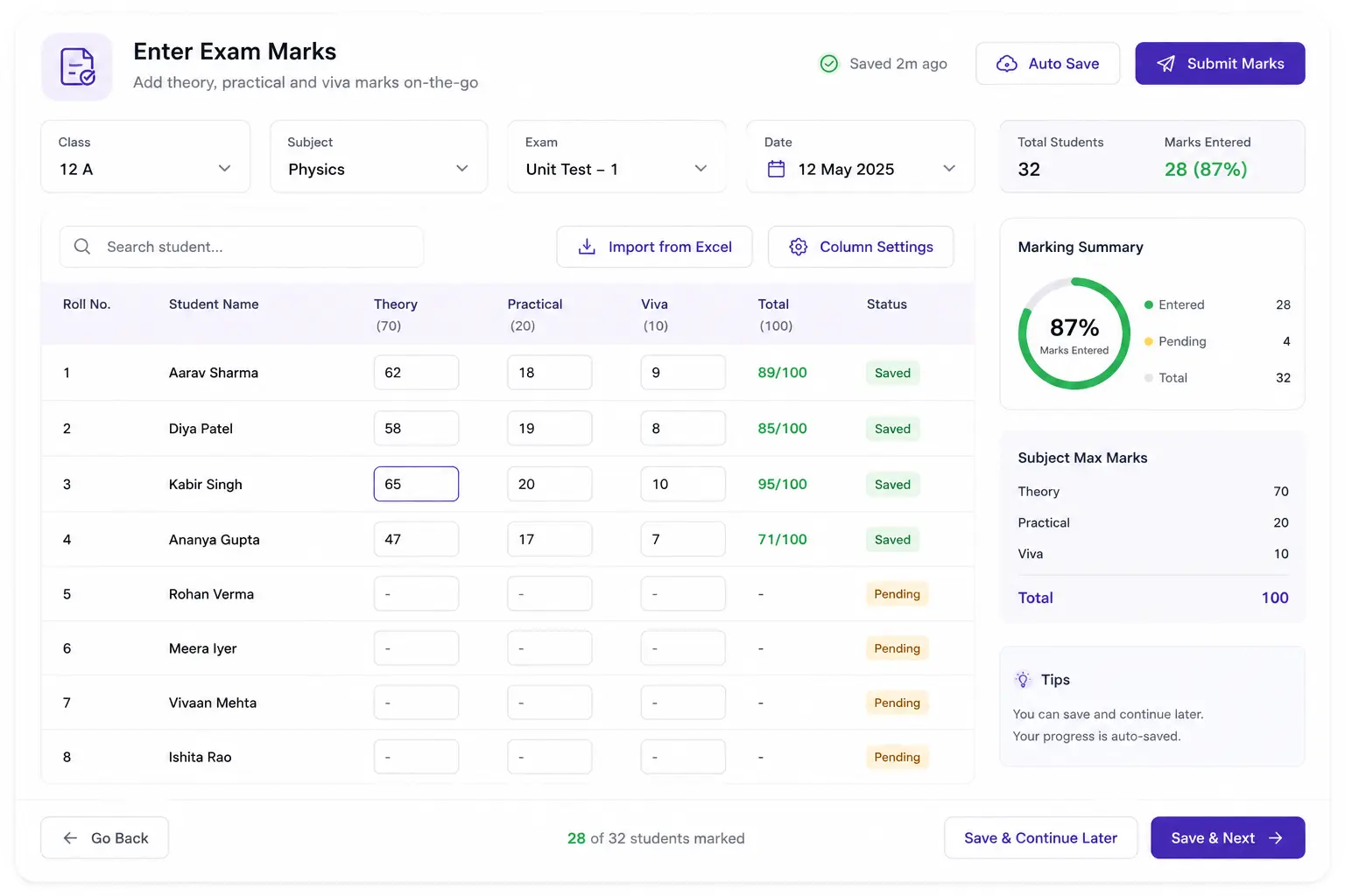 Streamlined Exams & Grading Lifecycle screenshot 2